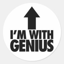 Im mit Genie Sticker