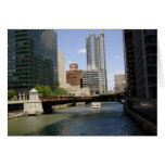 Im Stadtzentrum gelegener Chicago-Kanal Karten