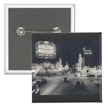 Im Stadtzentrum gelegenes Las Vegas Retro Button