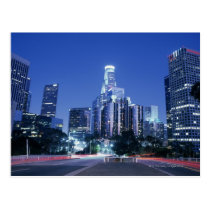 Im Stadtzentrum gelegenes Los Angeles postkarten