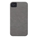 Imitat-Grau-Leder iPhone 4 Etuis