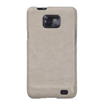 Imitat-weißes Leder Samsung Galaxy SII Case