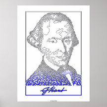 Immanuel Kant. Gründer der deutschen Philosophie.  Poster