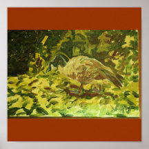 Impressionistmalerei vom Hirsch Posterdruck