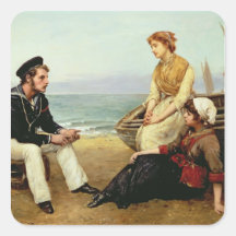 In Beziehung seiner Abenteuer, 1881 Aufkleber