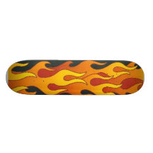 In den Flammen Skateboard Brett