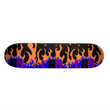 In den Flammen Skateboardbrett