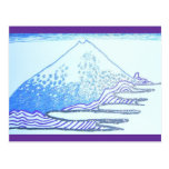 In der Gel-Tinte zeichnen, Hokusai Malerei Postkarten