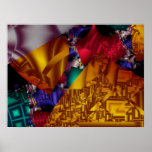 In der Stadt Poster