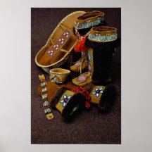 Inder handcrafts durch den Athabaskan amerikanisch Plakate