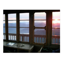 Inder-Ridge-Sonnenuntergang Postkarten