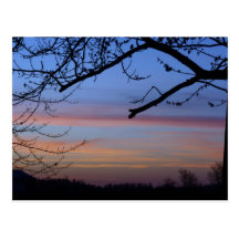 Indiana-Sonnenuntergang Postkarten
