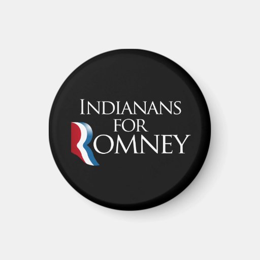 Indianans für Romney - .png Kühlschrankmagnete