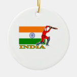 Indien-Kricket-Spieler Ornamente