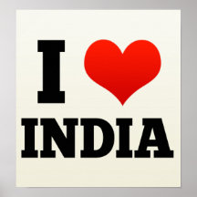 Indien Plakatdruck