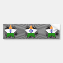 Indien-Stern Auto Sticker
