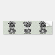Indien-Wappen Detail Autosticker