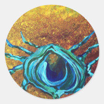 Indigo-Krabbe Sticker