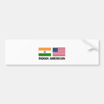 Indischer Amerikaner Autosticker