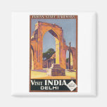 Indischer Staats-Eisenbahn-Besuch Indien Delhi Kühlschrankmagnete