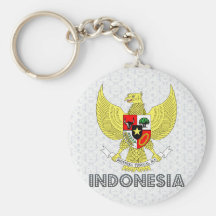 Indonesien-Wappen Schlüsselanhänger