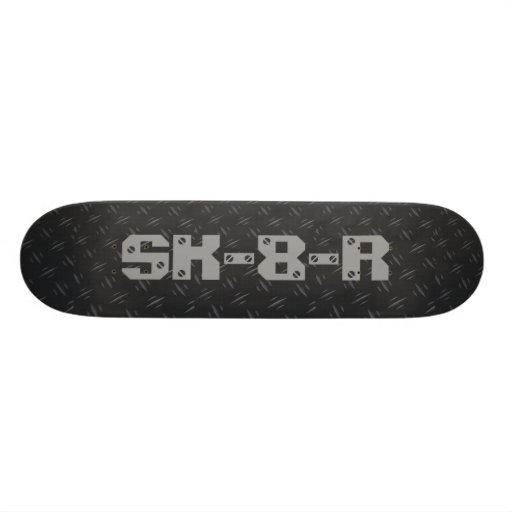 Industrielles schwarzes u. graues Metall Individuelle Decks