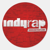 Indy Rap 3" Aufkleber