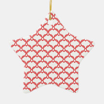 Ineinander greifenherzen ornament