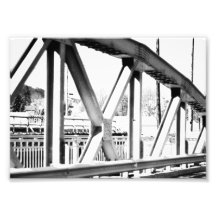 Infared Brücke Foto Drucke