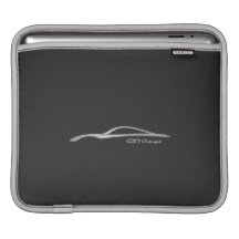 Infinigi G37 Coupé-Logo mit Imitat-Kohlenstoff-Fas iPad Sleeve