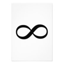 Infinity Symbol Custom Invites