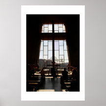 Innerhalb der Kapelle Plakat