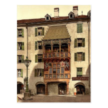 Innsbruck, das goldene Portal, Tirol, Austro-Ungar Postkarten