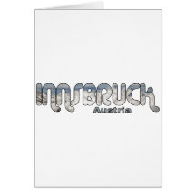 Innsbruck, Österreich Grußkarte