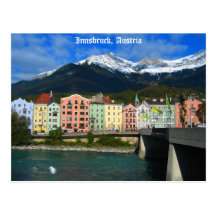 Innsbruck Österreich Postkarte