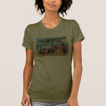 Insel-Sommer-Ferien Labradors Tshirt