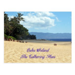 Insel von Oahu-Postkarte