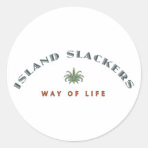 Inselslacker-Lebensart Stickers