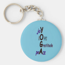 Inspirierend Yoga Keychain Schlüsselband