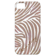 Inspirierte Zebra-Druck-Licht-Rose Schutzhülle Fürs iPhone 5