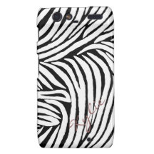 Inspirierter Zebra-Druck Motorola Droid RAZR Hülle
