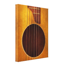 Instrument - Gitarre - lassen Sie uns etwas Musik  Leinwanddruck