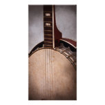 Instrument - Schnur - ein typisches Banjo Individuelle Foto Karten