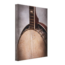 Instrument - Schnur - ein typisches Banjo Galerie Falt Leinwand