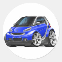 Intelligentes blaues Auto Aufkleber
