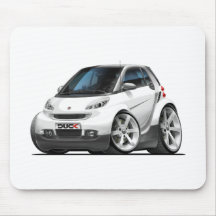 Intelligentes weißes Auto Mousepads