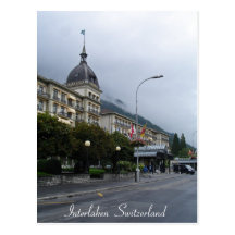 Interlaken die Schweiz Postkarte