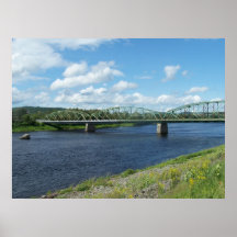 Internationale Brücke Plakatdruck