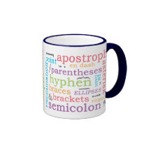 Interpunktion Kaffee Tasse
