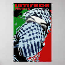 Intifada Palästina Plakatdruck